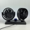 Автомобильный вентилятор CAR SMALL FAN 12V F30 Двойной вентилятор на приборную панель 12 В
