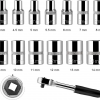 Автомобильный Набор Инструментов Piece Tool Set на 46 Ручных Инструментов в Пластиковом Кейсе