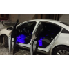 Cветодиодная RGB лента для подсветки салона автомобиля с пультом ДУ 4 шт по 18 лед ELITE LUX EL-1228