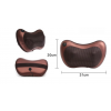 Массажная подушка MASSAGE PILLOW QY-8028 инфракрасный роликовий массажер для шеи и спины 8 массажных ролика
