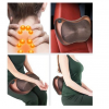 Массажная подушка MASSAGE PILLOW QY-8028 инфракрасный роликовий массажер для шеи и спины 8 массажных ролика