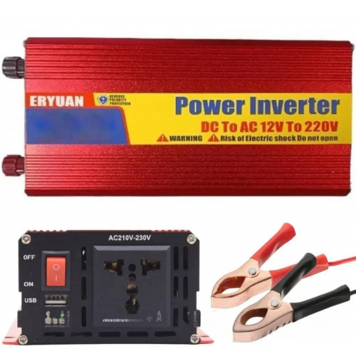 Преобразователь напряжения инвертор UKC AR 5000W 12-220V Автомобильный преобразователь
