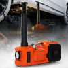Набор 3в1 электродомкрат, компрессор и фонарь, 180W, 12V, 3.5т, ZSY01-X, Оранжевый / Электрический домкрат для авто