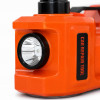 Набор 3в1 электродомкрат, компрессор и фонарь, 180W, 12V, 3.5т, ZSY01-X, Оранжевый / Электрический домкрат для авто