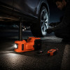 Набор 3в1 электродомкрат, компрессор и фонарь, 180W, 12V, 3.5т, ZSY01-X, Оранжевый / Электрический домкрат для авто