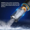 Автомобильный портативный беспроводной аккумуляторный пылесос 2 in1 Vacuum cleaner ЧЕРНЫЙ LY-597