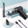 Автомобильный портативный беспроводной аккумуляторный пылесос 2 in1 Vacuum cleaner ЧЕРНЫЙ LY-597