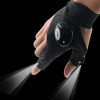 Рукавичка з вбудованим ліхтариком Glove Light, 1 шт., Чорний/Рівчатки з ліхтариком