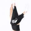 Рукавичка з вбудованим ліхтариком Glove Light, 1 шт., Чорний/Рівчатки з ліхтариком