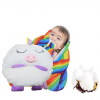 Дитячий спальний мішок-плюшева іграшка подушка Єдиноріг Baby sleeping bag Size S WHITE 3в1 теплий