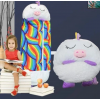 Дитячий спальний мішок-плюшева іграшка подушка Єдиноріг Baby sleeping bag Size S WHITE 3в1 теплий