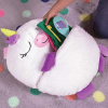 Дитячий спальний мішок-плюшева іграшка подушка Єдиноріг Baby sleeping bag Size S WHITE 3в1 теплий