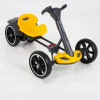 Дитячий складаний електромобіль Go-Kart з акумулятором та пультом електрокар Жовтий