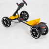 Дитячий складаний електромобіль Go-Kart з акумулятором та пультом електрокар Жовтий