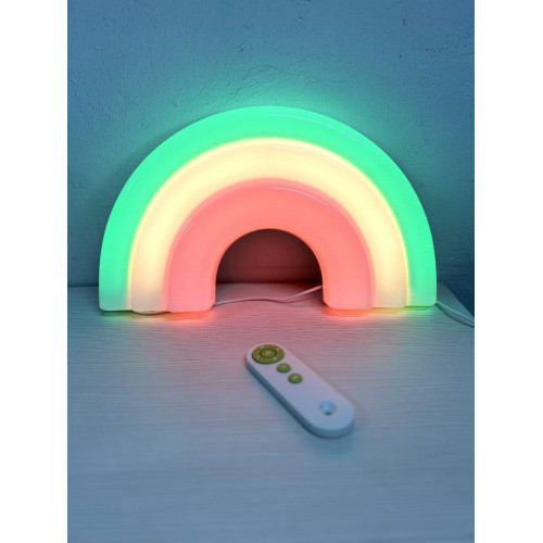 Неоновий світильник на стіну нічник декоративний NEON неонова лампа на стіну Веселка