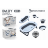 Детский набор для купания PopyPapa Baby 5-в-1 | Складная детская ванночка со стойкой | Сиденье для купания новорожденных