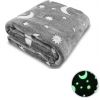 Світний теплий і ніжний плед для дітей і підлітків 100x150 Magic Blanket Сірий