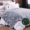 Світний теплий і ніжний плед для дітей і підлітків 100x150 Magic Blanket Сірий