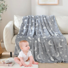 Світний теплий і ніжний плед для дітей і підлітків 100x150 Magic Blanket Сірий