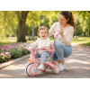 Рожевий триколісний велосипед Baby Carriage 588 / Велосипед з батьківською ручкою і кошиком/Велосипед-коляска