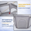 Манеж детский игровой 6-угольный, ограждение с сеткой и входом на молнии