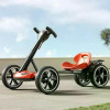 Дитячий складаний електромобіль Go-Kart з акумулятором та пультом електрокар Червоний