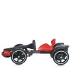 Дитячий складаний електромобіль Go-Kart з акумулятором та пультом електрокар Червоний