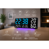 Часы настенные GH9002 / Цифровые настенные, настольные LED-часы / Часы + календарь, температура, влажность