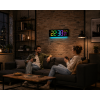 Настінний годинник 6669R/ Електронний LED-годинник/RGB годинник з пультом