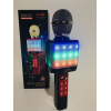 Караоке мікрофон WSTER WS-1828 з LED-підсвіткою (4 Голоси/USB/Bluetooth)