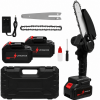 Акумуляторна ланцюгова мініпилка Electric Chain Saw 48 V 8" дюймів 20 см з 2 акумуляторами для обрізання гілок дерев у кейсі
