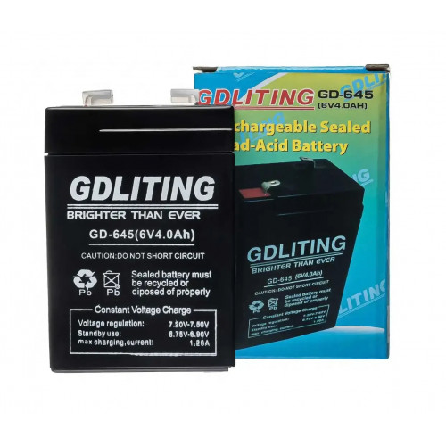Акумуляторна батарея для ваг, ліхтарів, іграшок GDLITING GD-645