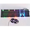 Комп'ютерна клавіатура з підсвіткою геймерська UKC M416 ART-5559 Combo Gamer ігрова клавіатура з мишкою