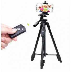 Штатив трипод з пультом ДК професійний для камери та телефона Yufeng Tripod YF-3388