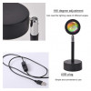 Проекционный светильник Sunset Lamp с эффектом заката, рассвета fm-23