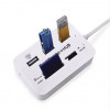 Картридер для читання карт-концентраторів HUB USB Combo 2.0 USB/MS/MS Pro DUO/SD/M2/MMC/MicroSD