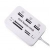 Картридер для читання карт-концентраторів HUB USB Combo 2.0 USB/MS/MS Pro DUO/SD/M2/MMC/MicroSD