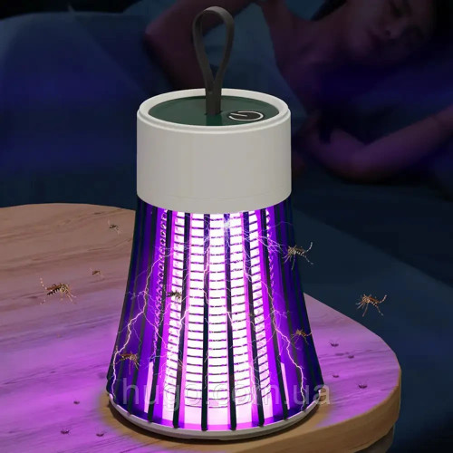 Знищувач комах Electronic shock Mosquito killing lamp AКБ TV One BF лампа від комарів