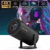 Портативний 4K UHD мініпроєктор Magcubic HY300 Чорний Android 12 З підтримкою Wi-Fi Bluetooth