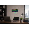 Годинник GH0750 RGB настінний, настільний/годинник з пультом на USB/годинник календар, будильник, t°, вологість