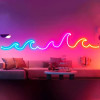 Розумна неонова стрічка від USB, 10 м, пульт + Bluetooth, Rgb/RGB стрічка/Гнучкий неон/Міжий неон/Дінка світлодіодна