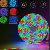 Розумна неонова стрічка від USB, 10 м, пульт + Bluetooth, Rgb/RGB стрічка/Гнучкий неон/Міжий неон/Дінка світлодіодна