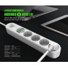 Сетевой фильтр удлинитель с USB выходами 4x220V и 4xUSB длина 2 м. LDNIO SE4432