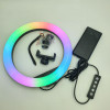 Кільцева LED-лампа RGB MJ26 (1 кріплення) (керування на дроті)