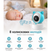 Відеоняня C8 WiFi з екраном 5 дюймів/Місянька керування зі смартфона, датчик звуку, руху, нічне бачення