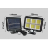 Вуличний ліхтар із датчиком руху Split Solar Wall Lamp на сонячній батареї nf-160c