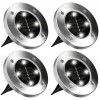Вуличний світильник на сонячній батареї Solar Disk 8led-dm8 — садовий ліхтар