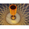 Декоративный LED светильник Crystal light, с пультом ДУ / Настольная аккумуляторная лампа