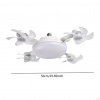 Світлодіодна стельова люстра-вентилятор AY1053/LED лампа з вентилятором у патрон/Стельовий світильник-вентилятор 60W