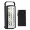 LED-ліхтар акумуляторний чорний корпус HER-TEX HT-2626, 24 діоди, USB, до 80 годин